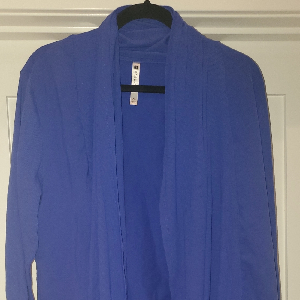 Fabletics cardigan royal blue size XL